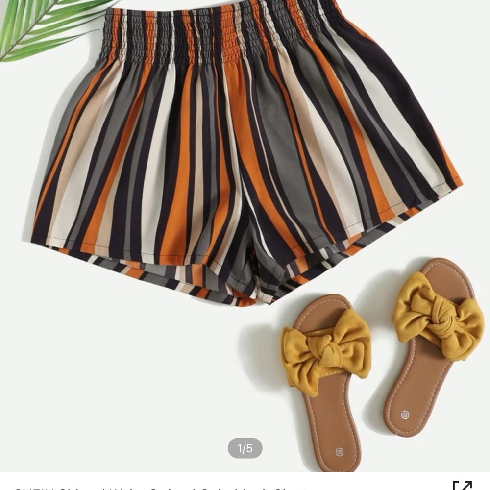Striped shorts